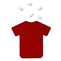 Artikelbild Mint dispenser "Shirt", trend-red PP