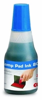 COLOP 801 STAMP PAD INK HIGH QUALITY WATER BASED 25 ML BLUE REF 55002320 819773