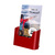 Prospekthalter / Wandprospekthalter / Prospekthänger / Tisch-Prospektständer / Prospekthalter „Color“ | rood DIN A4 40 mm