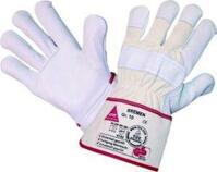 Hase Bremen Arbeitshandschuhe Größe 10 - Rindnarbenleder 12er Pack