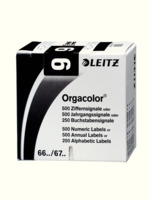 Orgacolor® Ziffernsignal 9, 500 Stück, schwarz