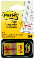 Post-It 680-9 tab index Blank tab index Polyester Yellow