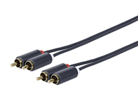 Vivolink PRORCARCA10 Audio-Kabel 10 m 2 x RCA Schwarz