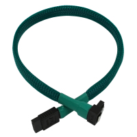 Nanoxia 900500031 SATA cable 0.45 m Black,Green