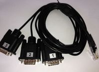ALLNET ALL4500_COM Serien-Kabel Schwarz DB-9