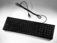 HP 704222-031 keyboard USB QWERTY English Black