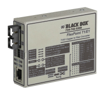 Black Box MT662A-MSC convertitore multimediale di rete 2048 Mbit/s Modalità multipla Nero