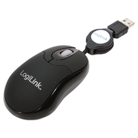 LogiLink ID0016 muis Ambidextrous USB Type-A Optisch 800 DPI