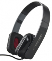 Esperanza EH143K słuchawki/zestaw słuchawkowy Przewodowa Opaska na głowę Muzyka Czarny
