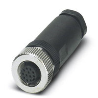 Phoenix Contact 1404420 wire connector M12 Black, Stainless steel