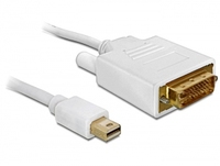DeLOCK Kabel mini Displayport > DVI 24pin male 1m DVI-I Fehér