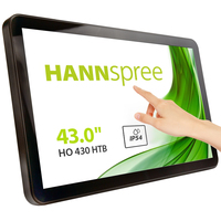 Hannspree Open Frame HO 430 HTB Totem-ontwerp 109,2 cm (43") LED 300 cd/m² Full HD Zwart Touchscreen