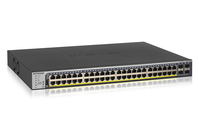 NETGEAR GS752TP Zarządzany L2/L3/L4 Gigabit Ethernet (10/100/1000) Obsługa PoE 1U Czarny