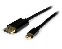 StarTech.com MDP2DPMM4M DisplayPort kábel 4 M mini DisplayPort Fekete