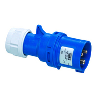 REV 0512525555 electrical power plug Blue 3P