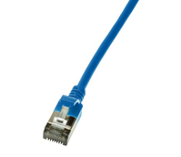 LogiLink Slim U/FTP hálózati kábel Kék 1 M Cat6a U/FTP (STP)
