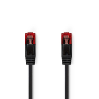 Nedis CCGL85215BK10 cable de red Negro 1 m Cat6 U/UTP (UTP)