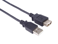 PremiumCord KUPAA05BK USB-kabel 0,5 m USB 2.0 USB A Zwart