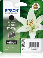 Epson Lily inktpatroon Photo Black T0591 Ultra Chrome K3