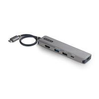StarTech.com 164B-USBC-MULTIPORT laptop dock & poortreplicator Bedraad USB 3.2 Gen 2 (3.1 Gen 2) Type-C Grijs