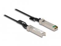 DeLOCK 84200 InfiniBand/fibre optic cable 1 m SFP+ Zwart, Zilver