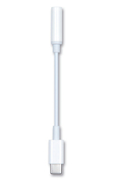 2GO 797008 kabel audio 0,1 m 3.5mm USB Type-C Biały