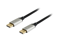 Equip 119262 DisplayPort kábel 2 M Alumínium, Fekete