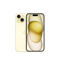 Apple iPhone 15 15,5 cm (6.1") Kettős SIM iOS 17 5G USB C-típus 128 GB Sárga