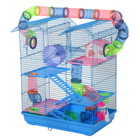 PawHut D51-162 small animal habitat Blue