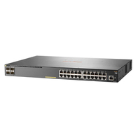 HPE Aruba 2930F 24G PoE+ 4SFP+ Vezérelt L3 Gigabit Ethernet (10/100/1000) Ethernet-áramellátás (PoE) támogatása 1U