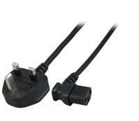 Microconnect PE090420A kabel zasilające Czarny 2 m BS 1363 C13 panel