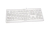 CHERRY KC 1068 Clavier filaire étanche IP68, blanc grisé, USB, AZERTY - FR