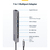 StarTech.com USB C Multiport Adapter - USB-C naar 4K 60Hz HDMI 2.0, 100W Power Delivery Pass-through, SD/MicroSD, 2-Port USB 3.0 Hub, GbE - USB Type-C Mini Dock - Lange (30cm) K...