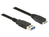 DeLOCK 85071 USB cable 0.5 m USB 3.2 Gen 1 (3.1 Gen 1) USB A Micro-USB B Black