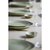 Villa Collection 34384 Serviergeschirr Steingut Grün Rund Servierplatte