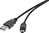 Renkforce RF-4455804 USB-kabel 0,15 m USB 2.0 USB A Mini-USB B Zwart