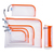 HERMA 20253 toilettas & koffer voor toiletbenodigdheden EVA (Ethyleen-vinyl-acetaat) Oranje, Wit