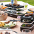 Tristar RA-2741 Raclette Grill 2 Person(en) 400 W Schwarz, Edelstahl