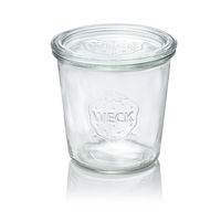 Sturzglas Weck, 6-teilig, 580 ml, Glas Mit Deckel