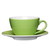 Milchkaffeetasse 0,32 l mit Untertasse 16 cm, Farbe: light green / hellgrün,