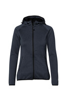 HAKRO Damen Kapuzen-Tecjacke Florida S - tinte meliert | S: Detailansicht 1