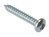 Self-Tapping Screw Pozi Compatible Pan Head ZP 1in x 8 Box 200