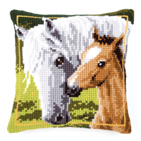 Cross Stitch Kit: Cushion: Mare and Foal