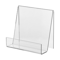 Buch-Display / Buch-Aufsteller / Buchstütze aus Acrylglas | 210 mm 200 mm 50 mm nagy