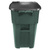Rubbermaid BRUTE Rollout Container - 190 Litre-Green with Black Lid