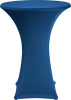 Stehtischbezug "Stretch" Ø70cm marineblau