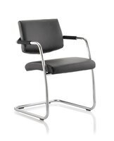 Havanna Visitor Chair Black Leather BR000050