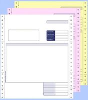 Sage Compatible 3 Part Continuous Invoice White/Pink/Yellow (Pack 750)