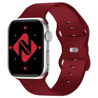 NALIA Bracelet Silicone Smart Watch Strap compatible with Apple Watch Strap Ultra/SE & Series 8/7/6/5/4/3/2/1, 42mm 44mm 45mm 49mm, iWatch Fitness Watch Band for Men & Women Dar...