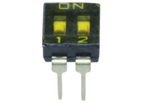DIP-Schalter, 2-polig, gerade, 25 mA/24 VDC, IKD0200000